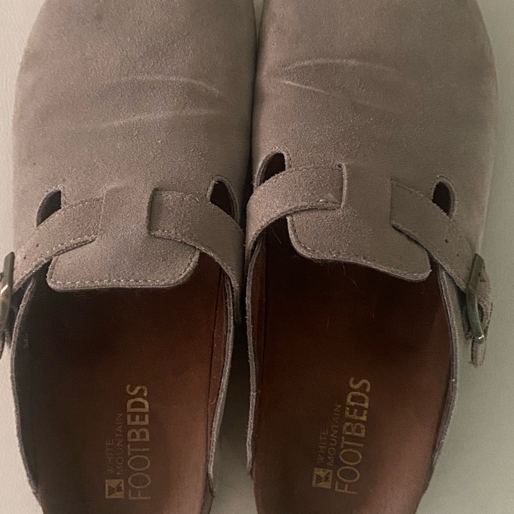 Brown Suede Slip-On Shoes